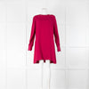 Goat Maroon Dress With Big Button Cuff