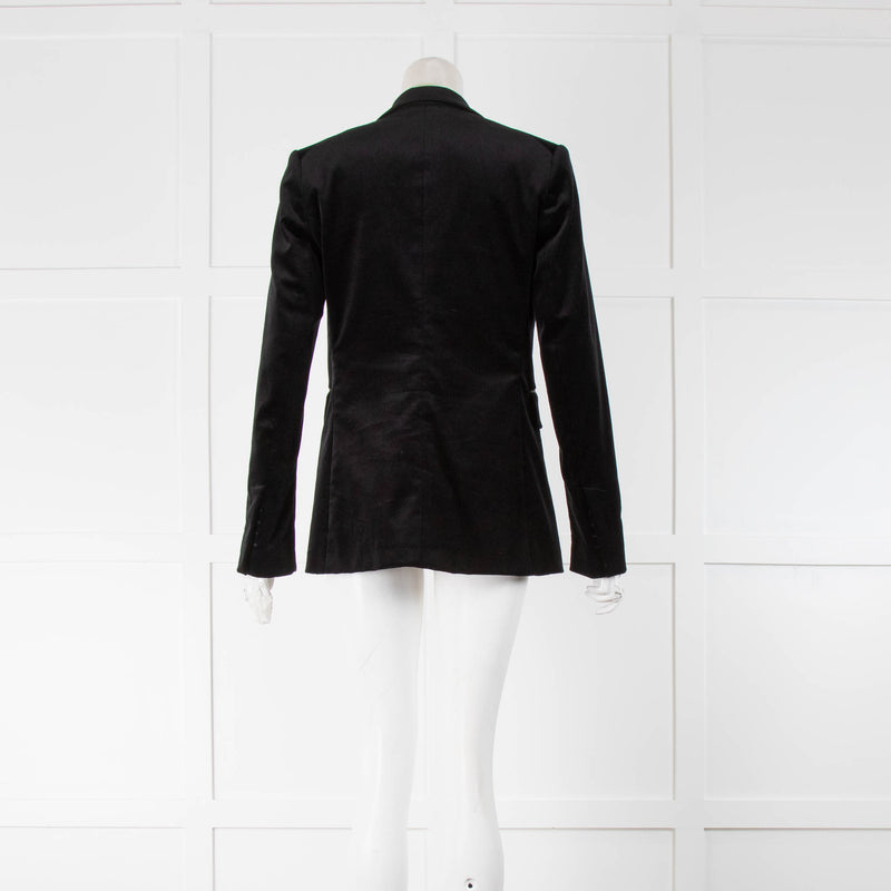 Strenesse Black Velvet Tuxedo Jacket