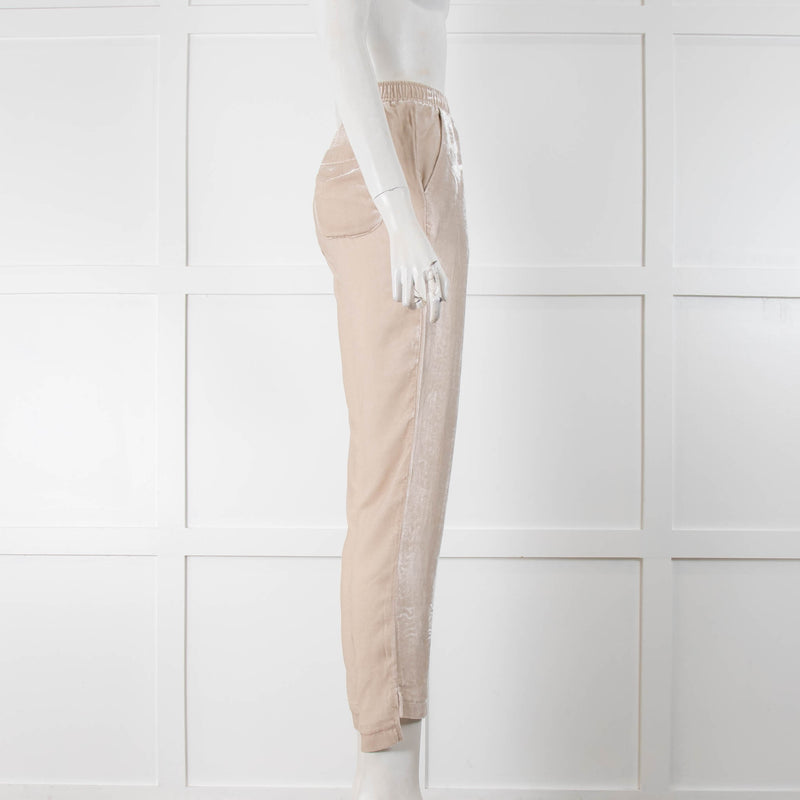 Goldhawk Cream Velvet Trousers