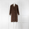 Weekend Max Mara Brown Animal Print Coat