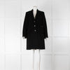 Dolce & Gabbana Black Cashmere Coat