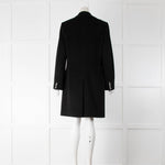 Dolce & Gabbana Black Cashmere Coat