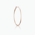 Maria Tash 31mm Rose Gold Single Flat Hoop Earring