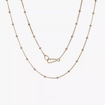 Anoushka 14ct Saturn Short Chain Gold Necklace