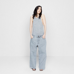 Raey Grey Raw Hem Crop Wide Leg Jeans