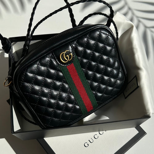 Gucci Trapuntata Small Quilted Camera Bag