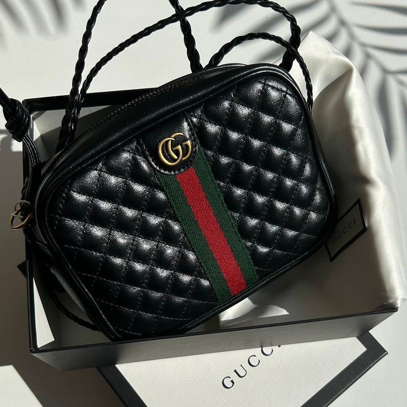 Gucci Trapuntata Small Quilted Camera Bag