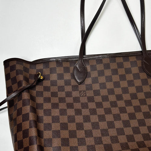 Louis Vuitton Brown Damier Ebene Neverfull GM Tote Bag