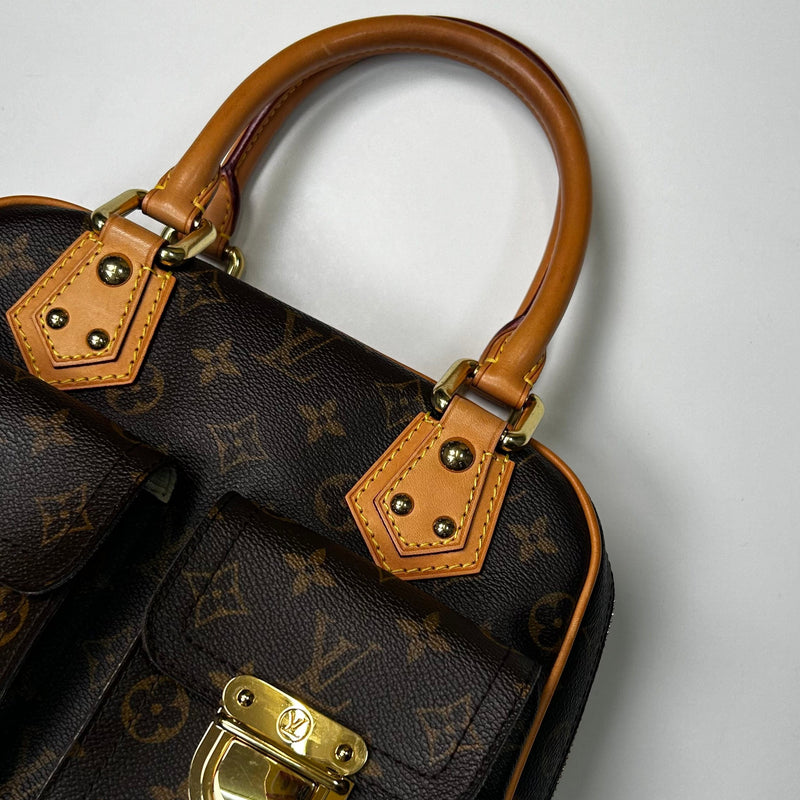 Louis Vuitton Brown Monogram Manhattan PM Handbag