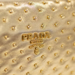 Prada Gold Box Clutch