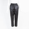 Oakwood Black Leather Straight Leg Trousers