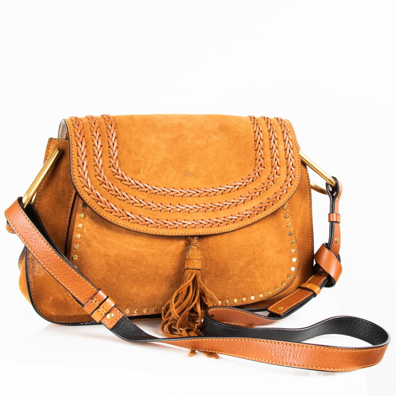 Chloe Tan Suede Hudson Bag