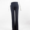 Victoria Beckham Navy Flared Trousers