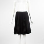 Joseph Black Pleated Mini Skirt