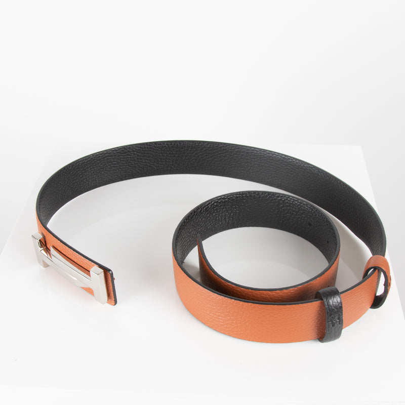 Tods Tan Belt with Silver Buckle