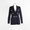 Escada Navy Blazer with White Buttons