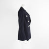 Escada Navy Blazer with White Buttons