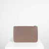 Mulberry Taupe Blossom Pouch