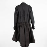 Sacai Black Trench Dress