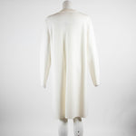 Escada Cream Knit Cardigan Jewelled Buttons