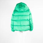 SPORTMAX Green Hooded Puffer Coat