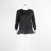 Moncler Black Peplum Sweater