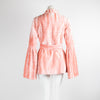 Rejina Pyo Pink Crushed Velvet Blazer