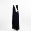 Victoria by Victoria Beckham Navy Pleated Skirt