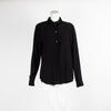 Mugler Black Shirt Silver Buttons