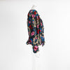 Isabel Marrant Blue And Pink Floral Velvet Jacket