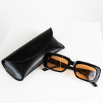 Sunday Somewhere Brown Square Frame Sunglasses