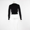 Dolce & Gabanna Black Wool Cropped Cardigan