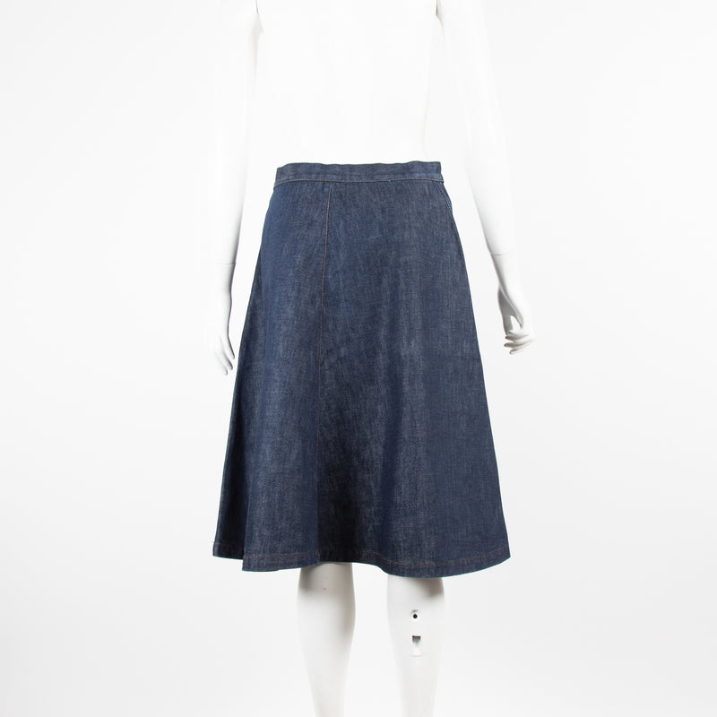 Prada Blue Jeans Skirt