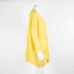 American Vintage Yellow Mohair Mix Knitted Cardigan