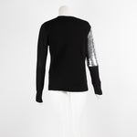 Osman Black with Silver Sequins Panel Arm