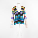 Missoni Rainbow Chevron Cardigan