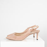 Jimmy Choo Blush Suede Kitten Heel