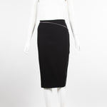 Altuzarra Black Skirt with Zip Detail