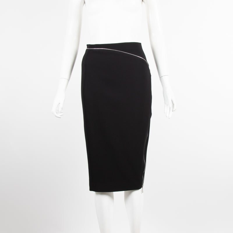 Altuzarra Black Skirt with Zip Detail