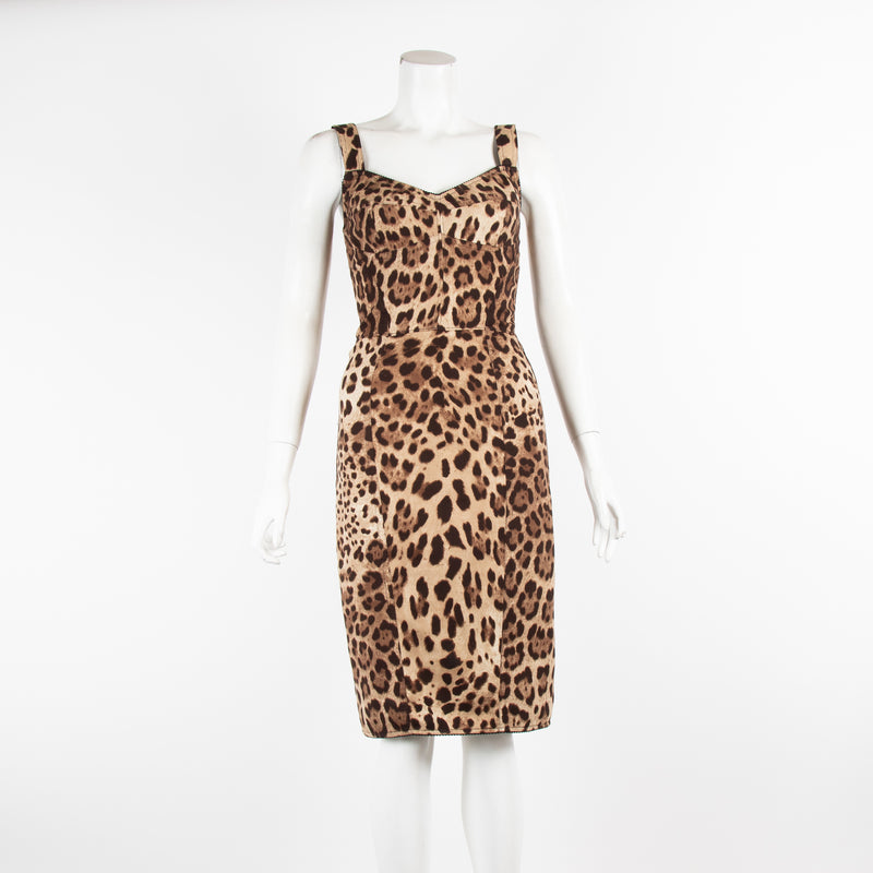 Dolce & Gabanna Leopard Print Dress