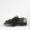 Clergerie Black Tassel Lace Up Brogue