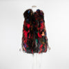 Zadig And Voltaire Multi Coloured Faux Fur Long Gilet