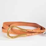 Bottega Veneta Tan Horsebit Belt