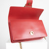 Pinko Red Leather Love Icon Simply Crossbody Bag