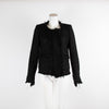 Isabel Marant Black Boucle Frayed Edge Jacket