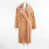 Jane & Tash Beige Faux Fur Coat