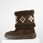 Louis Vuitton Khaki Snow Drop Boots