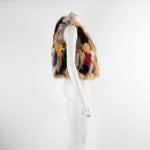 Zadig Voltaire Multicolour Fox Fur Short Gilet