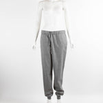 Fabiana Filippi Grey Wool Tracksuit Trousers