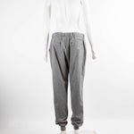 Fabiana Filippi Grey Wool Tracksuit Trousers